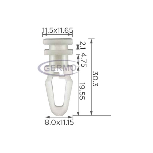 Befestigungs clip - x,