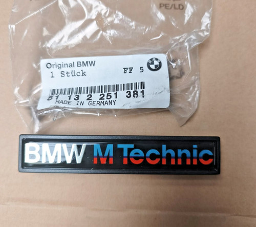 Original bmw technik emblem - ,